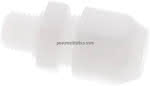 Gerade Verschraubung G 1/4"-,12x9mm, Polypropylen