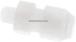 Gerade Verschraubung R 1/8"-,8x6mm, Polypropylen
