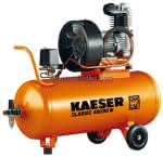 CLASSIC-Kolbenkompressor 460l/ min, 90l-Behälter, 400V AC (Dr