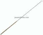 Zylinderbürste mit Öse, 4 mm,,Messingdraht gewellt