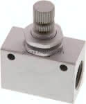 Block-Drosselrückschlagventil,,G 1/2", Kompakt