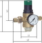 Druckminderer für Trinkwasser R 2", 1,5 - 6 bar, DVGW