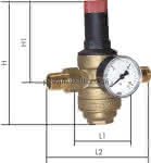 Druckminderer für Trinkwasser R 2", 1,5 - 12 bar, DVGW