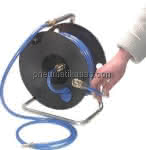 Schlauchaufroller 20mtr. 9 x,15mm Schlauch mit Kupplung NW7