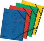 HERLITZ Ordungsmappe Register 1 - 12 / A - Z, gelb