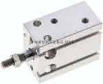 Direktmontagezylinder, Kolben,20mm,Hub 5mm, Standard