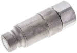 Flat-Face-Stecker mit Druck- eleminator, G 1/2", Größe 3