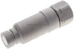 Flat-Face-Stecker mit Druck- eleminator, G 3/4", Größe 4