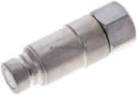 Flat-Face-Stecker mit Druck- eleminator, G 3/4", Größe 3