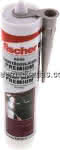 FISCHER Sanitärsilikon DSSA,,grau (RAL 7035), 310 ml Kartus