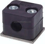 Edelstahl-Rohrschelle, 26,9mm,,Baugröße 4, leichte Baureihe