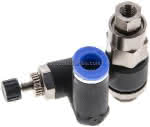 Drosselrückschlagventil G 1/8" -6mm, entsperrbares Rückschlag