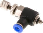 Mini-Winkel-Drosselrückschlag-,ventile M 3-3mm