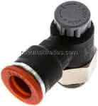 Kompakt-Drosselventil G 1/4"-,10mm,zuluftregelnd