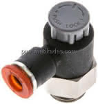 Kompakt-Drosselventil G 1/4"-,6mm,zuluftregelnd