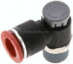 Kompakt-Drosselventil R 3/8"-,12mm,zuluftregelnd