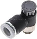 Kompakt-Drosselventil G 1/8"-,8mm,zu- und abluftregelnd