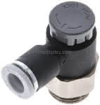 Kompakt-Drosselventil G 3/8"-,8mm,zu- und abluftregelnd