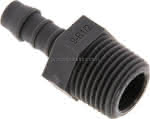 Gewindetülle R 1/2"-9 (3/8")mm,, PA 6