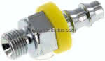 Steckanschluss G 1/8" AG (60°,Konus), 6,4mm GSP-Schlauch