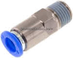 Rückschlagventil R 1/4"-8mm,,Durchfluss vom Gewinde zum Sch