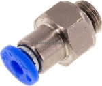 Rückschlagventil G 1/8"-4mm,,Durchfluss vom Gewinde zum Sch