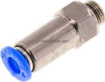 Rückschlagventil G 1/8"-6mm,,Durchfluss vom Gewinde zum Sch