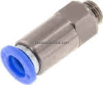 Rückschlagventil G 1/8"-8mm,,Durchfluss vom Gewinde zum Sch