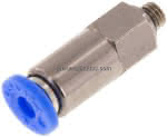 Rückschlagventil M 5-4mm,,Durchfluss vom Gewinde zum Sch