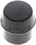 SIMPLEX-Schlageinsatz, Gummi, schwarz, Ø 30 mm