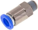 Rückschlagventil R 1/8"-8mm,,Durchfluss vom Schlauch zum Ge