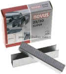 NOVUS Hefklammern, 23 / 20 S ( verzinkt), 1000er Pack