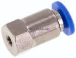Steckanschluss m. Innengew. M,3-3mm, IQS-Standard