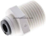 Gerader Steckanschluss R 1/2"-,1/4" (6,35 mm), IQS-LE (EPDM-D