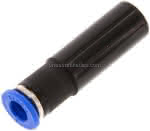 Reduzierung 12mm Stecknippel x,6mm Schlauch, IQS-Standard