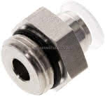 Gerader Steckanschluss G 1/2"-,10mm, IQS-PP