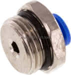 Gerader Steckanschluss G 1/2"-,6mm, IQS-Standard