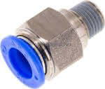Gerader Steckanschluss NPT 1/,4"-1/2" (12,7 mm), IQS-Inch