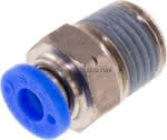 Gerader Steckanschluss NPT 1/,4"-3/16" (4,76 mm), IQS-Inch