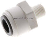Gerader Steckanschluss R 1/8"-,3/8" (9,52 mm), IQS-LE (EPDM-D