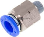 Gerader Steckanschluss NPT 1/,8"-3/8" (9,52 mm), IQS-Inch
