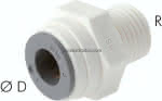 Gerader Steckanschluss R 1/8"-,4mm, IQS-LE (EPDM-Dichtung)