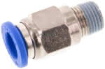 Gerader Steckanschluss R 1/8"-,8mm, IQS-Standard