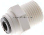Gerader Steckanschluss R 3/8"-,1/4" (6,35 mm), IQS-LE (EPDM-D