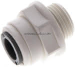 Gerader Steckanschluss G 3/8"-,3/8" (9,52 mm), IQS-LE (EPDM-D