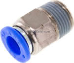 Gerader Steckanschluss NPT 3/,8"-3/8" (9,52 mm), IQS-Inch