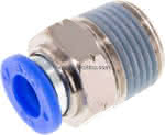 Gerader Steckanschluss NPT 3/,8"-5/16" (7,94 mm), IQS-Inch