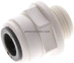 Gerader Steckanschluss G 3/8"-,10mm, IQS-LE (EPDM-Dichtung)