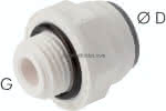 Gerader Steckanschluss G 3/8"-,8mm, IQS-LE (EPDM-Dichtung)