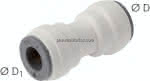 Gerader Steckanschluss 8-8mm,,IQS-LE (EPDM-Dichtung)